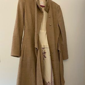 Chloe camel pea coat